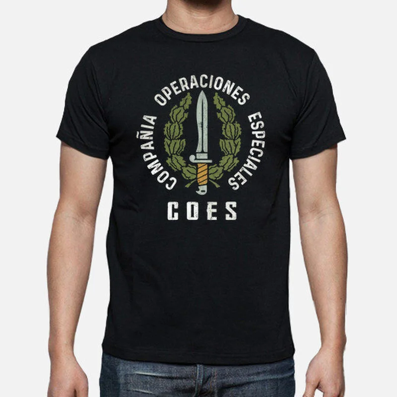 Spanish Special Operations COES Men T-Shirt Short Sleeve Casual 100% Cotton Shirts Size S-3XL