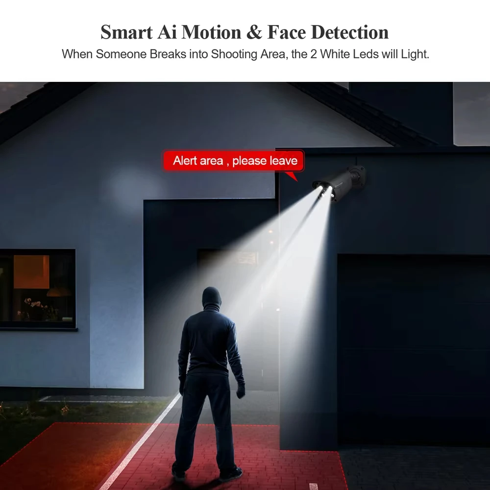 Techage H.265 16CH 5MP PoE NVR Kit sistem CCTV System System AI P2P ччччxl