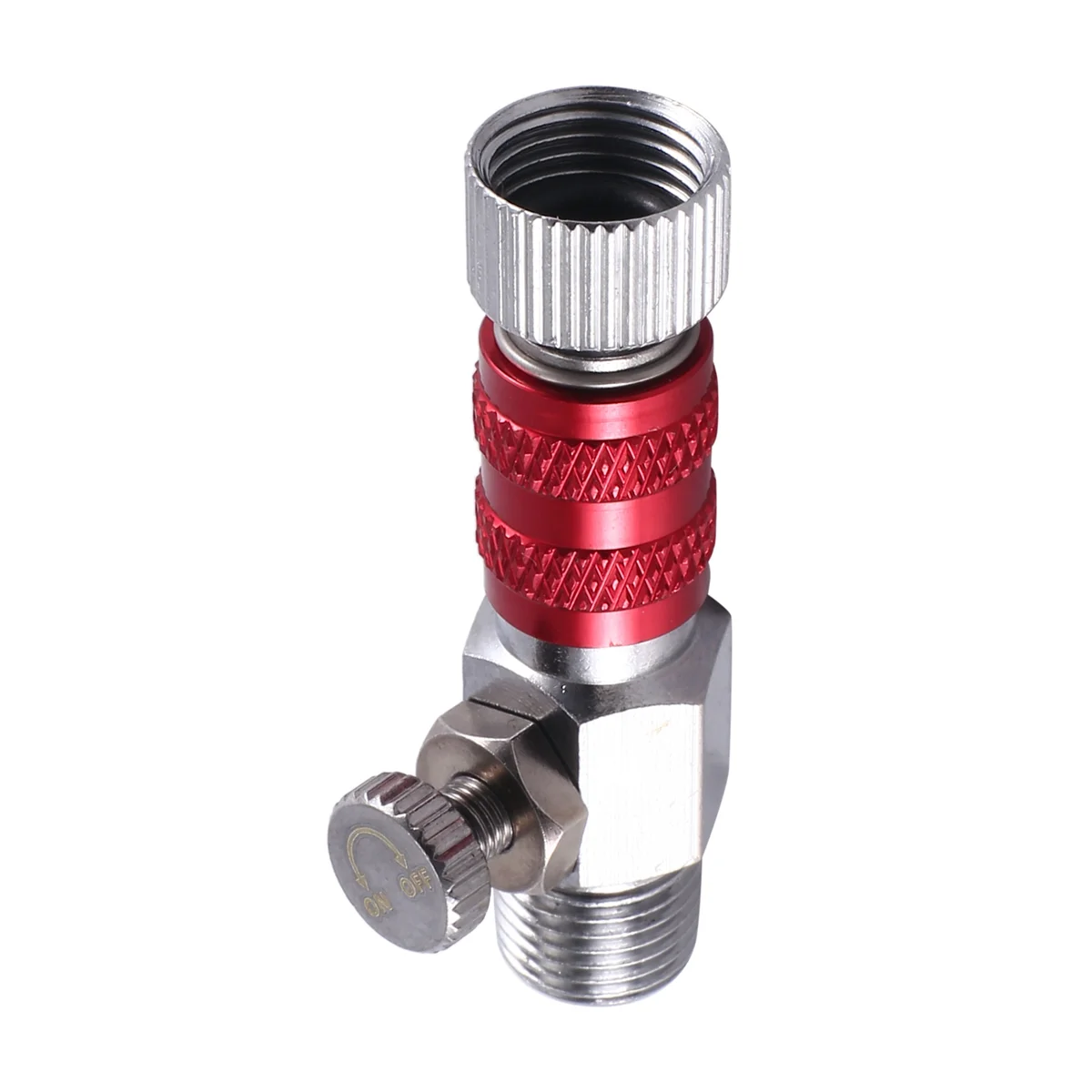 Airbrush Quick Release Air Control Fitting Adapter 1/8 Inch Threaded Hose Connection Adjustment Valve Tool SD-405R