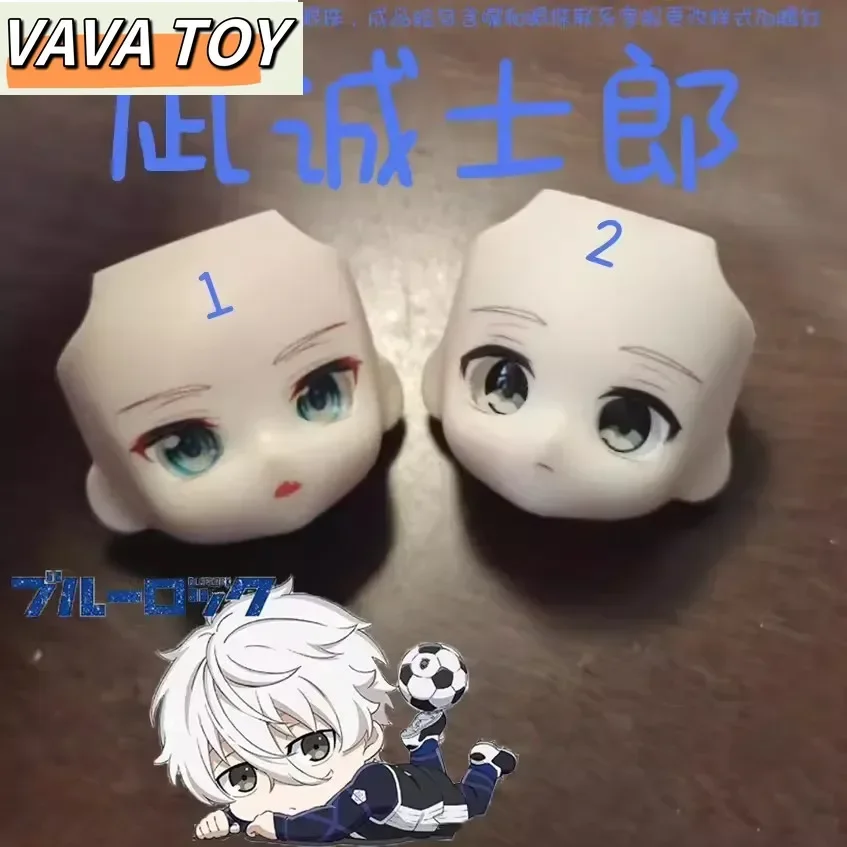 Anime Nagi Seishiro Ob11 Gsc Face Game Cosplay Handmade Make-up Open Eyes with Eyeballs Faceplate