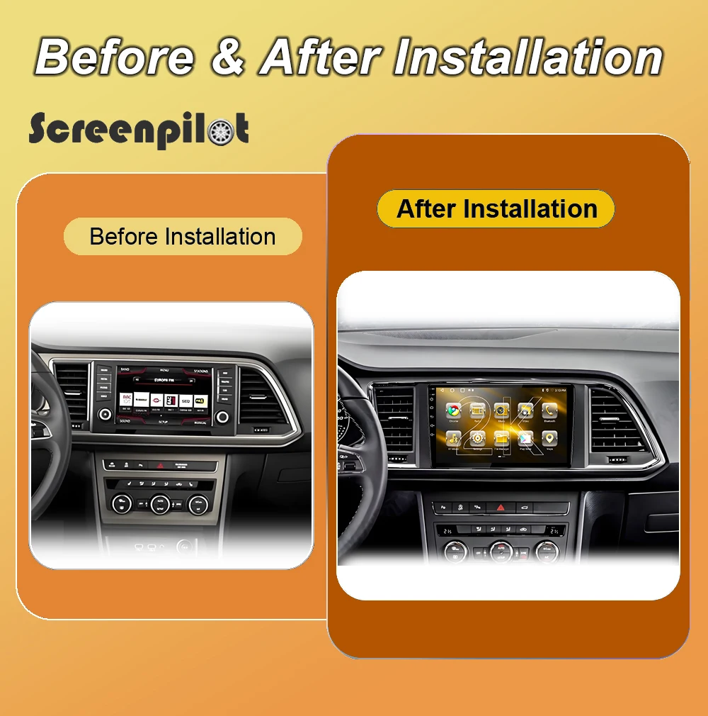 Android 16 Car Radio Stereo For Seat Ateca Cupra 2016 2017 2018-2021 Stereo Head Unit Multimidia Player GPS Carplay Android Auto