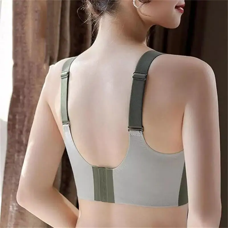 Women Anti-gravity Push-up Bra Ladies Underwear Seamless V-neck No Steel Ring Small Chest Gathered Comfortable Thin Female Top