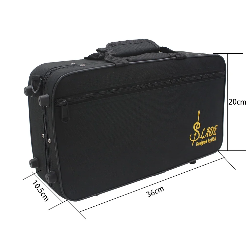 SLADE Clarinet Storage Carrying Case Oxford Cloth Waterproof Handbag Square Storage Box Woodwind Instrument Parts & Accessories