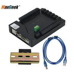 Maxgeek nMotion Mach3 USB CNC Motion Control Card Interface Board Breakout Driver Board for CNC Engvaing Milling Machine