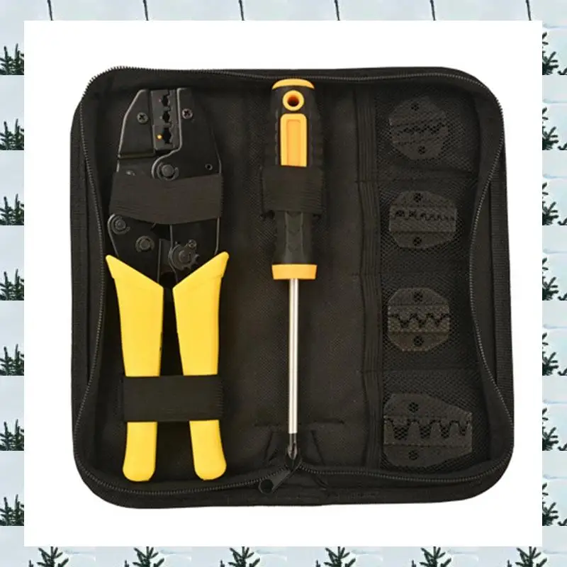 

ABLG Wire Crimper Tool Set Crimping Pliers Tool Set Cable Scissors And Wire Stripper Terminal Crimper Set