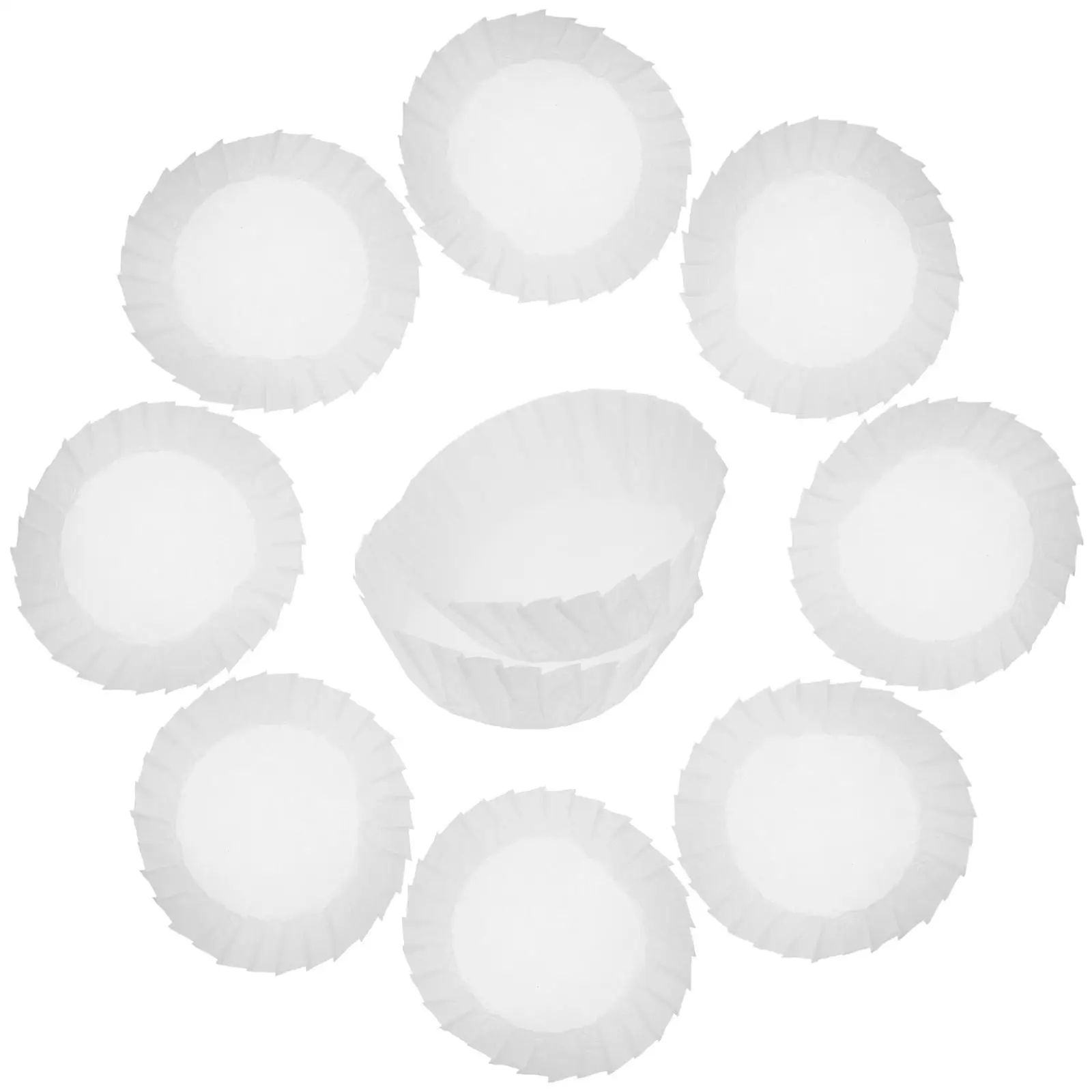 

50 Pcs Oil Paper Basque Cake Mold Baking Liner Silicone Liners Bun Coffee Filters