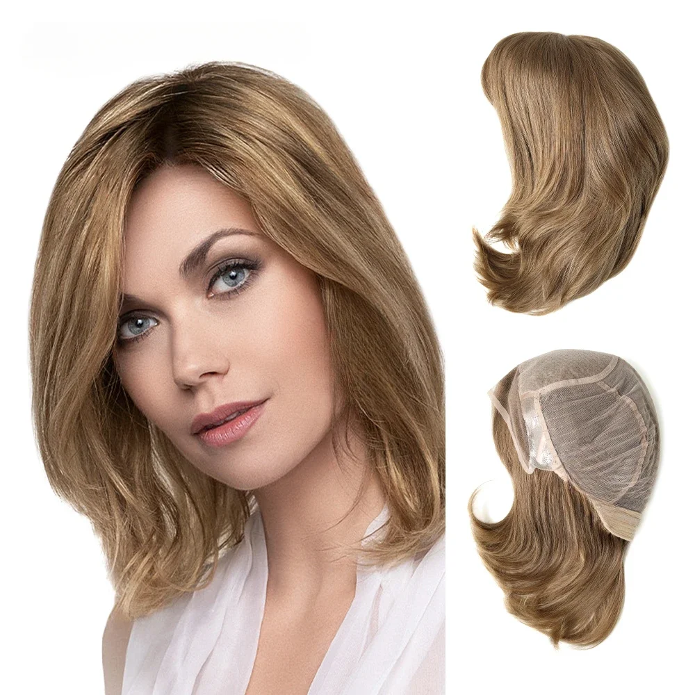 100% Virgin European Human Hair Lace Front Wig 6