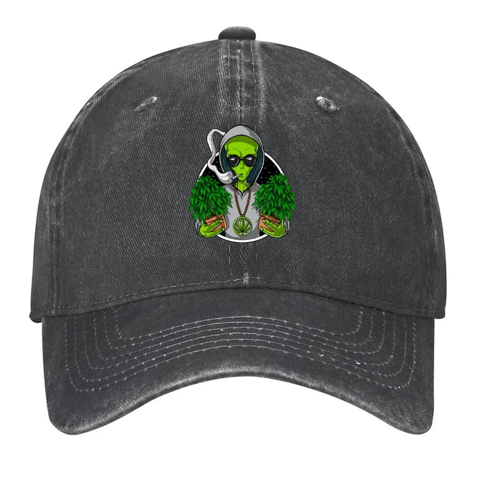 

Alien Weed Stoner Baseball Cap Wild Ball Hat Golf Wear New Hat summer hat Women's Hats Men's