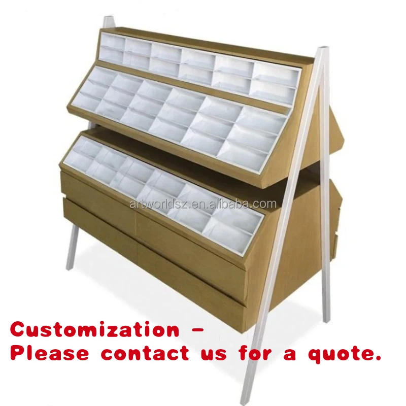custom.Artworld Displays Sunglasses Cabinet Unique Retail Sunglasses Display Counter Custom Optical Shop Display Stand