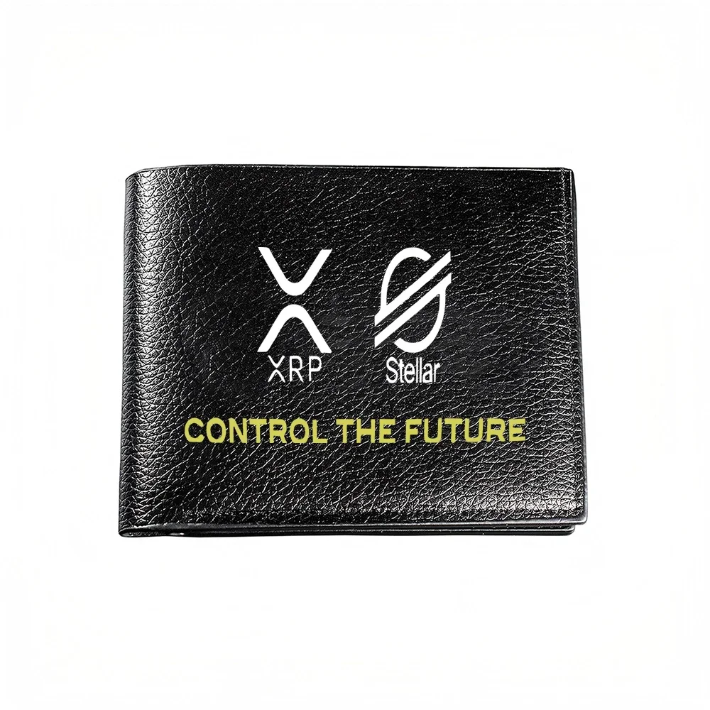 Xrp Stellar Control The Future Men's Wallet Card Holder Fashion Business Casual Design