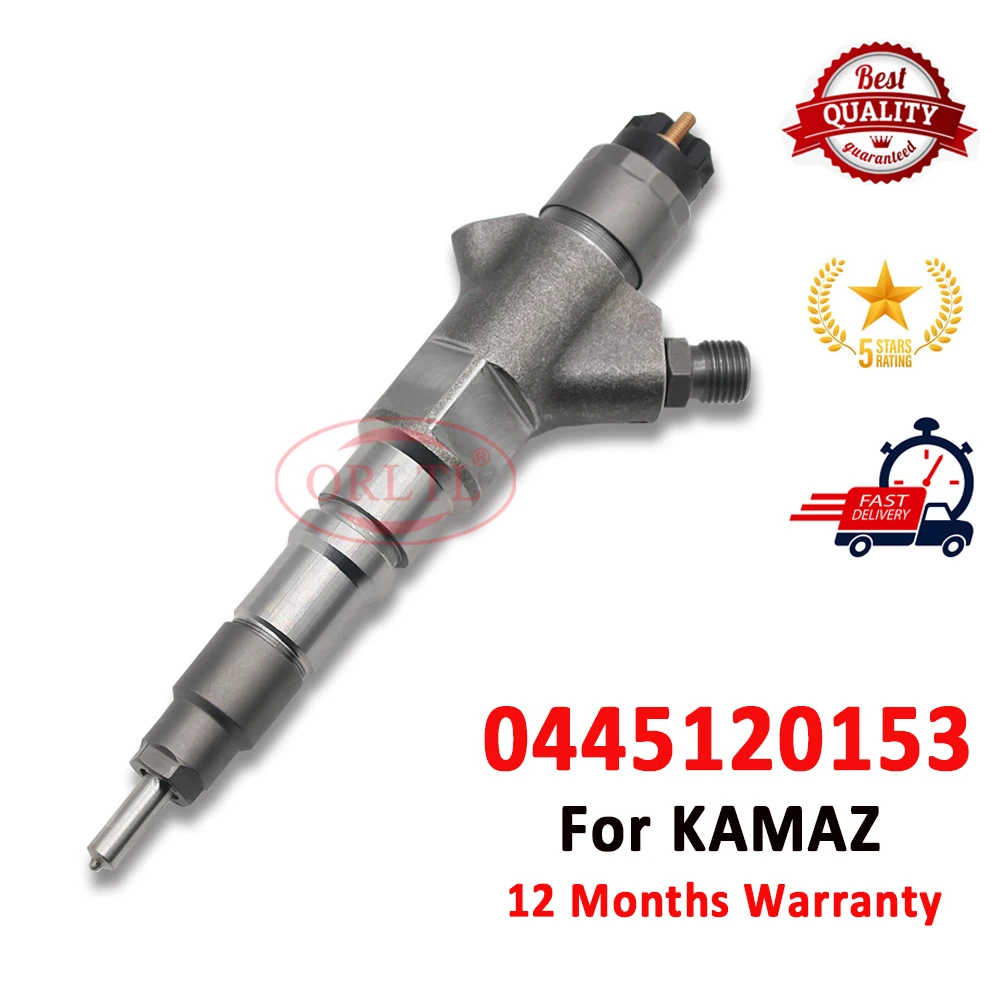 

ORLTL 0445120153 New Diesel Fuel Injector 0 445 120 153 For Kamaz CRIN2-16 Fuel Spray 201149061