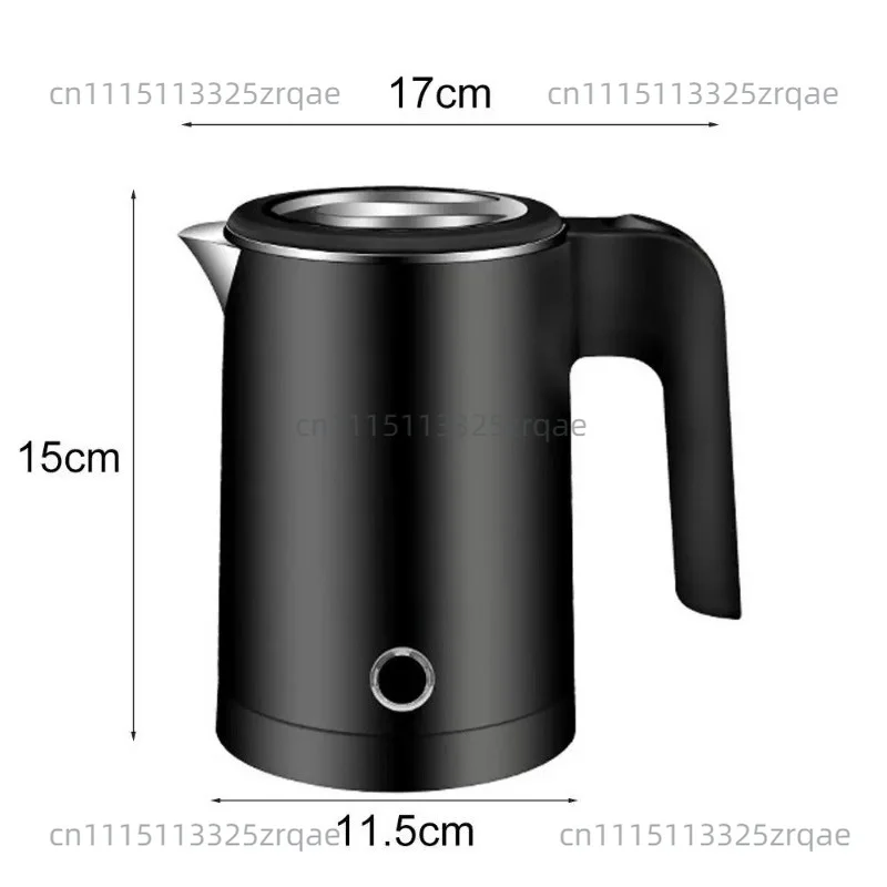 Small 500ml stainless steel electric kettle, anti-dry-boil kettle, suitable for home and dormitory use.