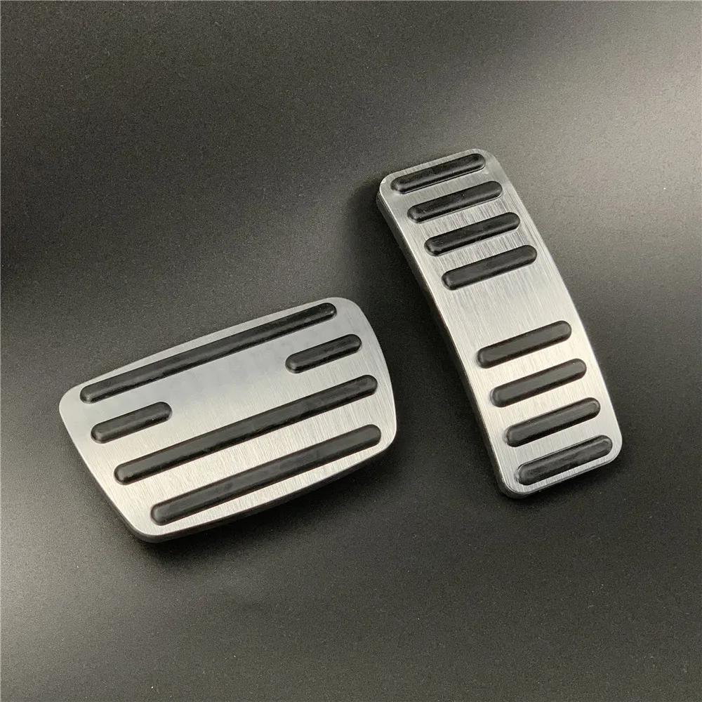 NO Drill Aluminum Car Accelerator Brake Pedal Pad Cover For Buick Encore GL6 GL8 Chevrolet Orlando Trax Track ONIX Trailblazer