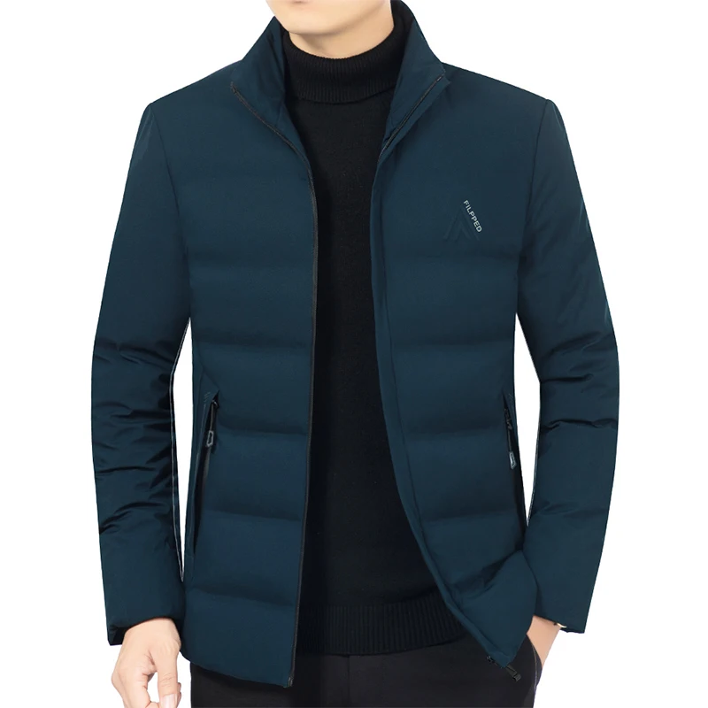 

Men's cotton jacket with stand collar thick Parkas men winter clothing cotton jacket for men warm short cotton jacket