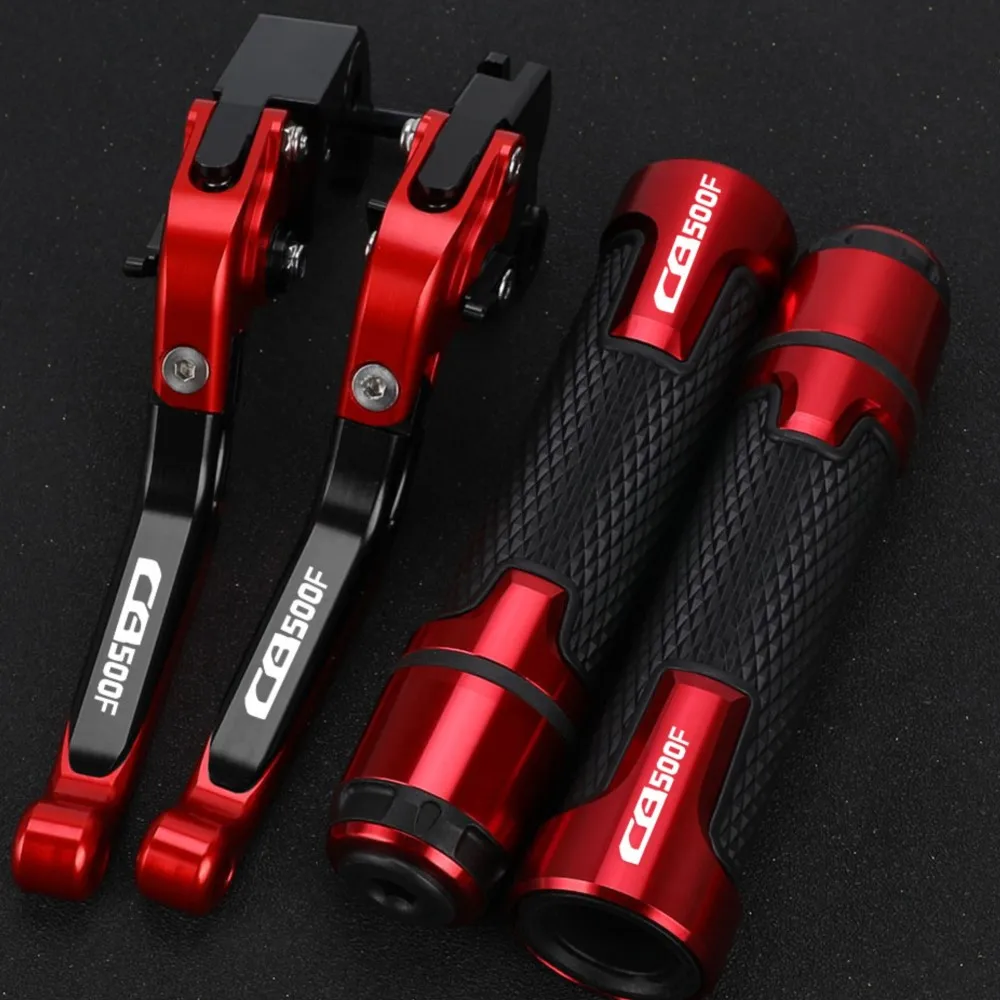 

For HONDA CB500F 2013 2014 2015 2016 2017 2018 2019 2020-2023 Motorcycle Adjustable Brake Clutch Levers Handlebar Grips Ends