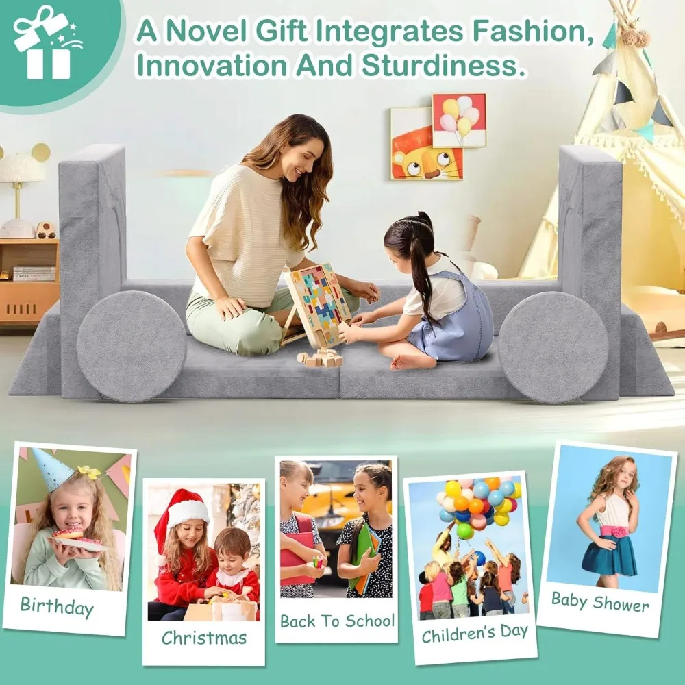 Linique Twin Size Gaming Loft Bed with Desk, LED and Staircase, Metal Loft Bed Frame with Vented Mesh Undercarriage Storage, Bla