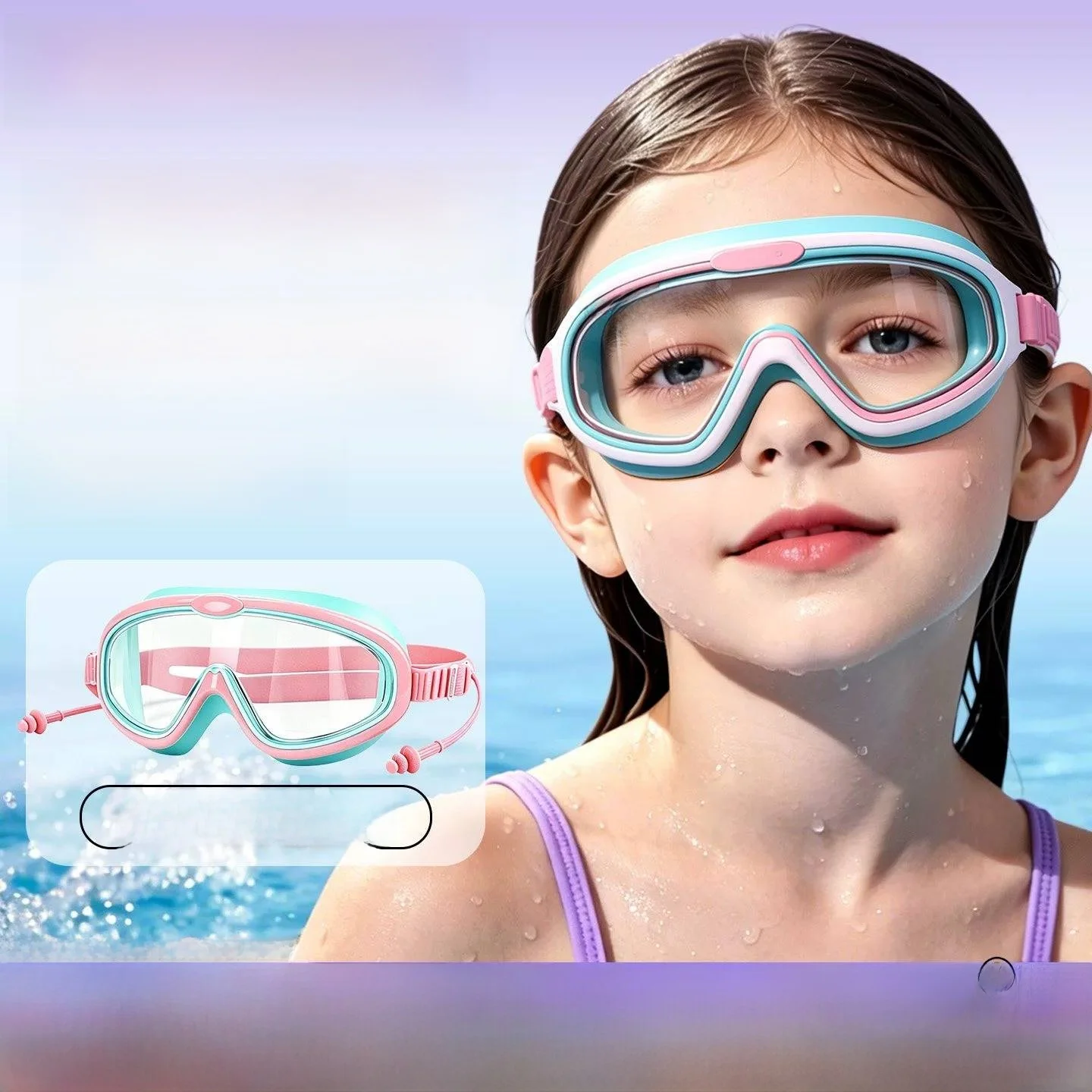 children's-swimming-goggles-large-frame-high-definition-waterproof-anti-fog-diving-equipment-comfortable-for-boys-and-girls