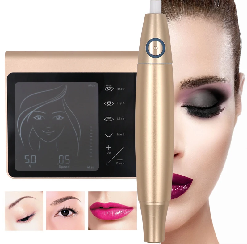 

Touch Screen Permanent Makeup Machine Kit Eyebrow Lip Eyeliner Machine Cartridge Neeldes Tattoo Machine