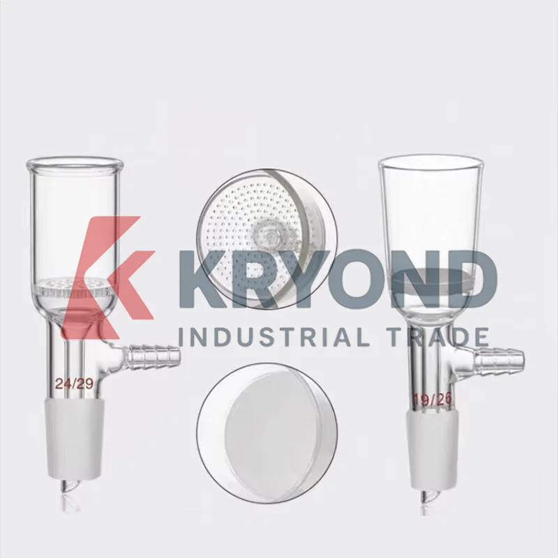 Multi Well Glass Buchner Filter Funnel Vacuum Filtration Apparatus Set 30-1000ml Laboratory Sample Preparation Cell Culture Use