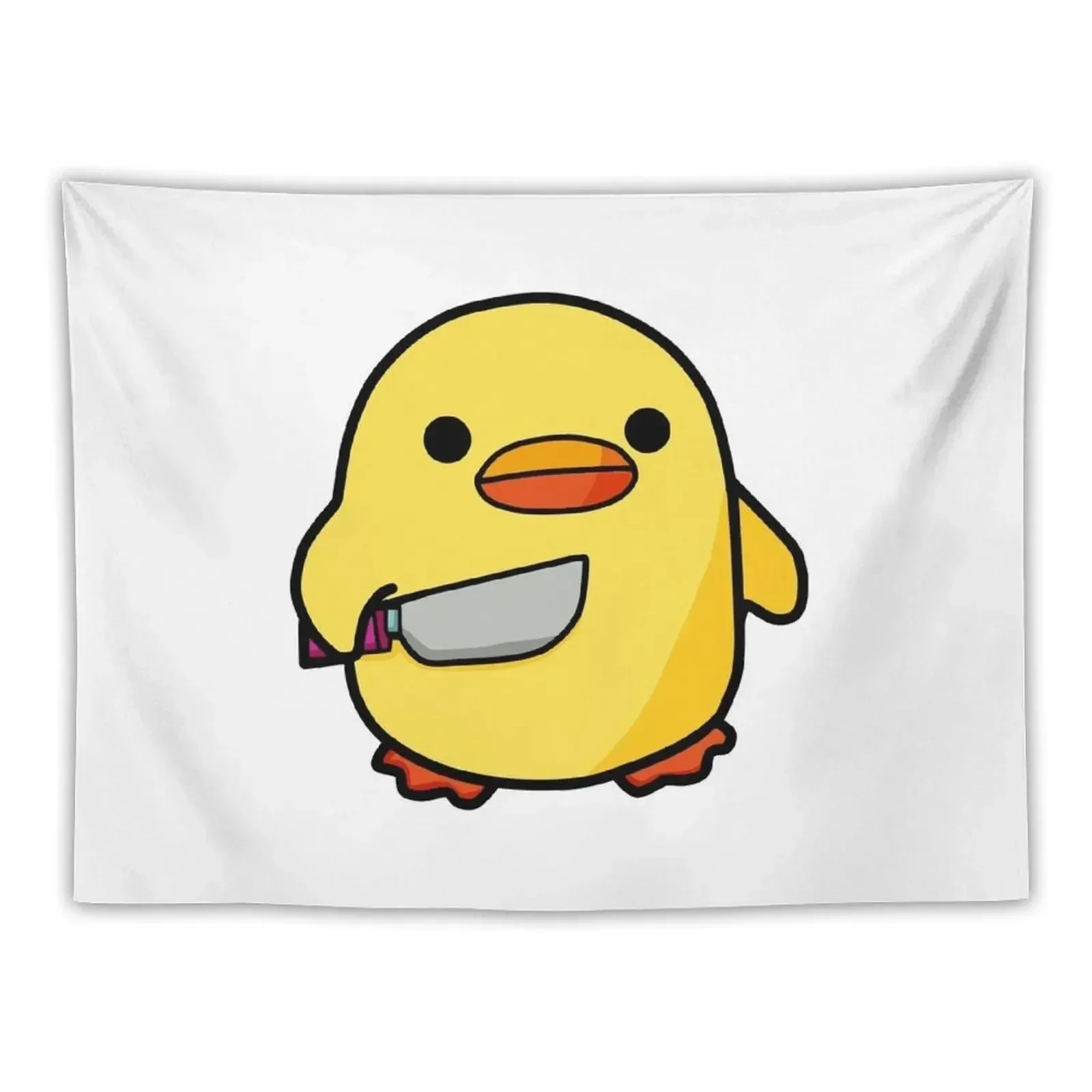 duck with knife Tapestry Room Decore Aesthetic Decoration Aesthetic Wall Decorations Aesthetic Room Decoration Tapestry