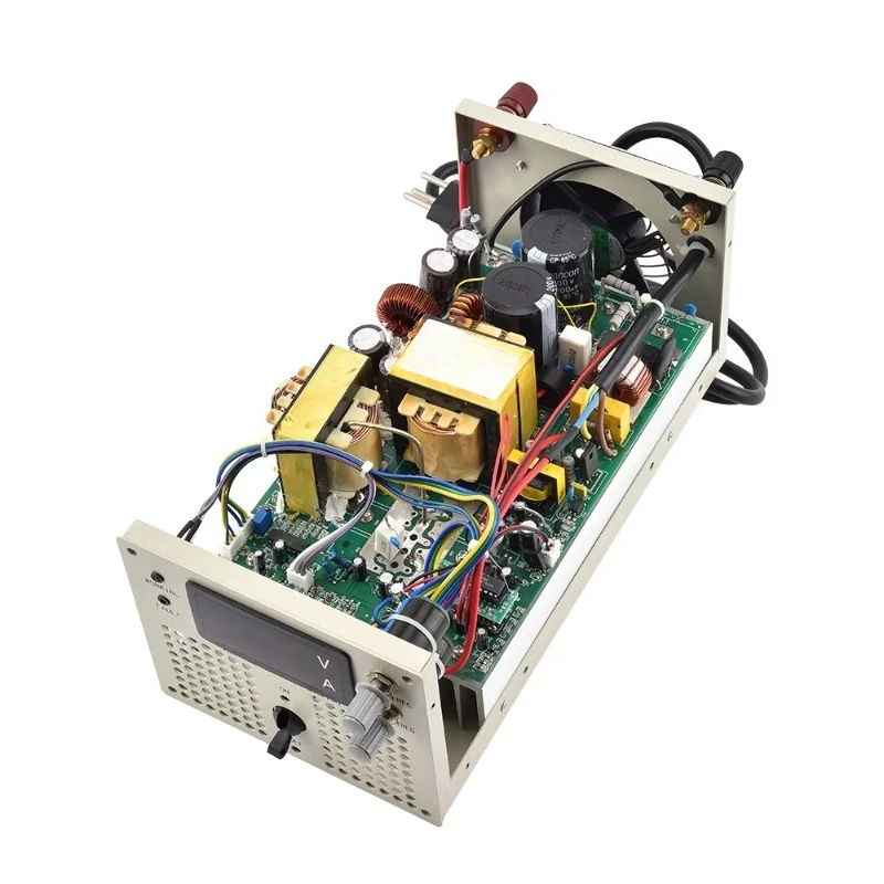 High voltage DC switching power supply output voltage and current are adjustable with display