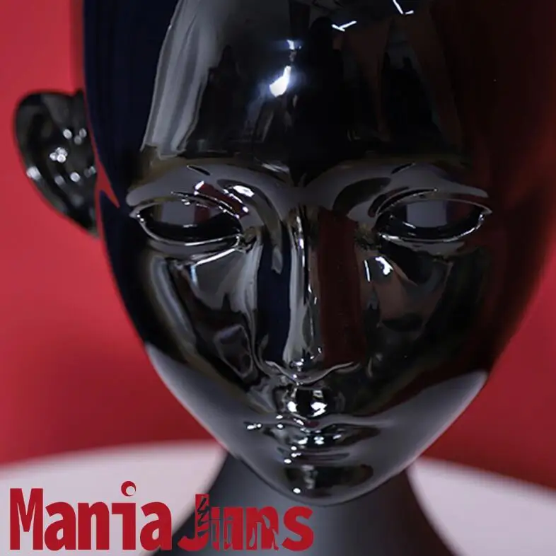 (DarkMoon)Crossdress Customize ManiaJuns Black Full Head KIGURUMi Mask Shemale Male To Female  Doll Mask