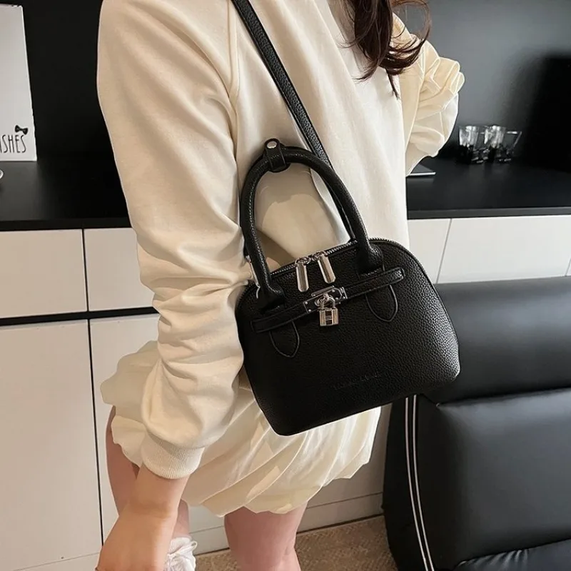 

Refined Handbag With Quality Faux Leather Trim For Women Durable Underarm Shoulder Bag For A Professional Business Look