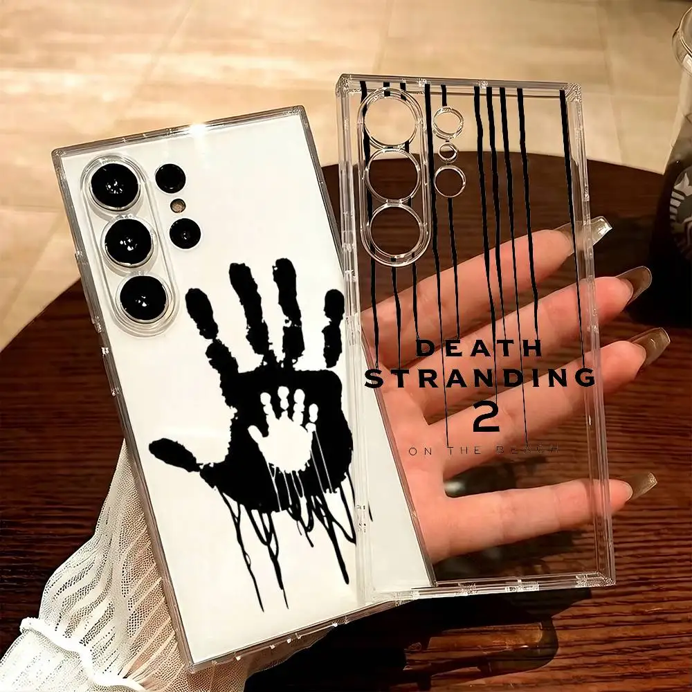 

DS2 Game Death Stranding Icon Phone Case For Samsung S25,S24,S21,S22,S23,S20,Ultra,Plus,lite,fe,5G Transparent Cover