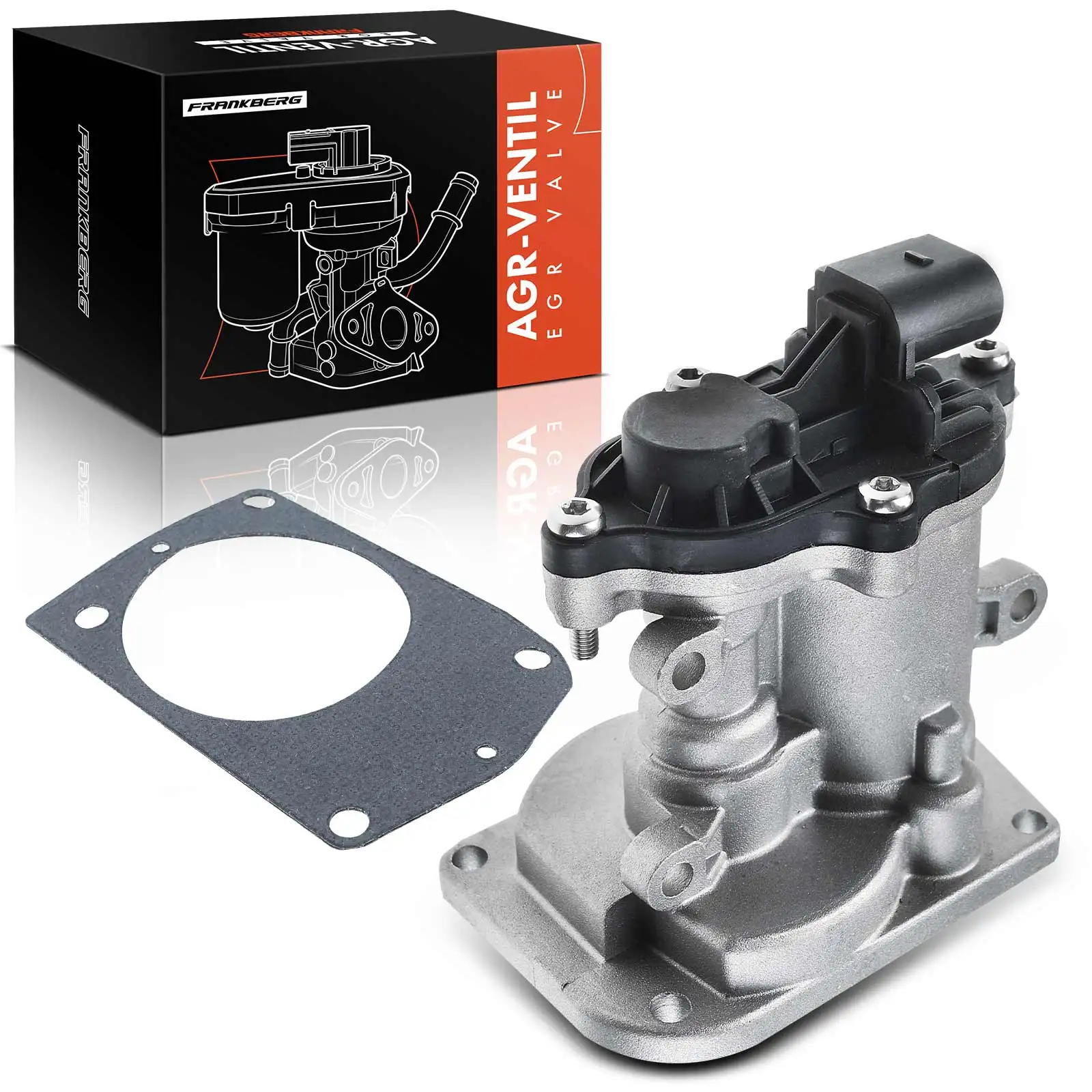Frankberg 1x AGR-klep uitlaatgasrecirculatieklep voor Ford C-Max Focus II Saloon Tournament Galaxy Mondeo IV S-Max LEGR126 FDR411