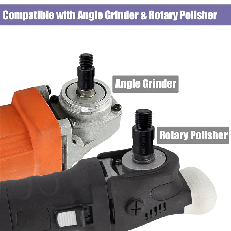 ABJO-2 Pz M14 A 5/8 Pollici-11 Adattatore Smerigliatrice Angolare Convertitore Filettatura Adattatore Convertitore Albero Connettore Per Punta da trapano diamantata