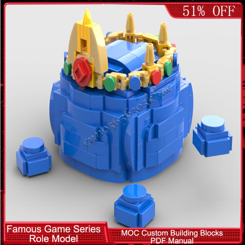 

396 деталей, популярная серия игровых персонажей, гелатиновый конструктор MOC, модульный, настраиваемый, простой кирпичик, игрушка для самостоятельной сборки, подарок