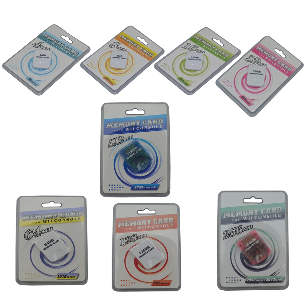 

10PCS High Quality for Wii Memory Storage Card Saver For Wii For GameCube For NGC Xmas Gifts