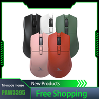 New Darmoshark N3 Pro Gaming Mouse Paw3395 Tri-Mode Wireless Bluetooth 2.4g TTC E-sports Lightweight Ergonomics Design Laptop