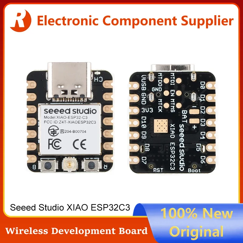 

100% New ESP32C3 Seeed Studio XIAO BLE Wifi Wireless Development Board Module ESP32 Tiny MCU 4MB 400KB For Arduino