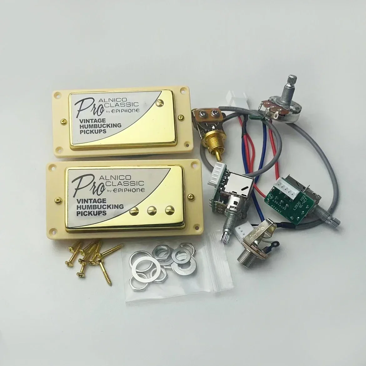 hot sale upgraded  Alnico classic Bucker PRO humbucking pickup with 2v1t push/pull wiring harnes