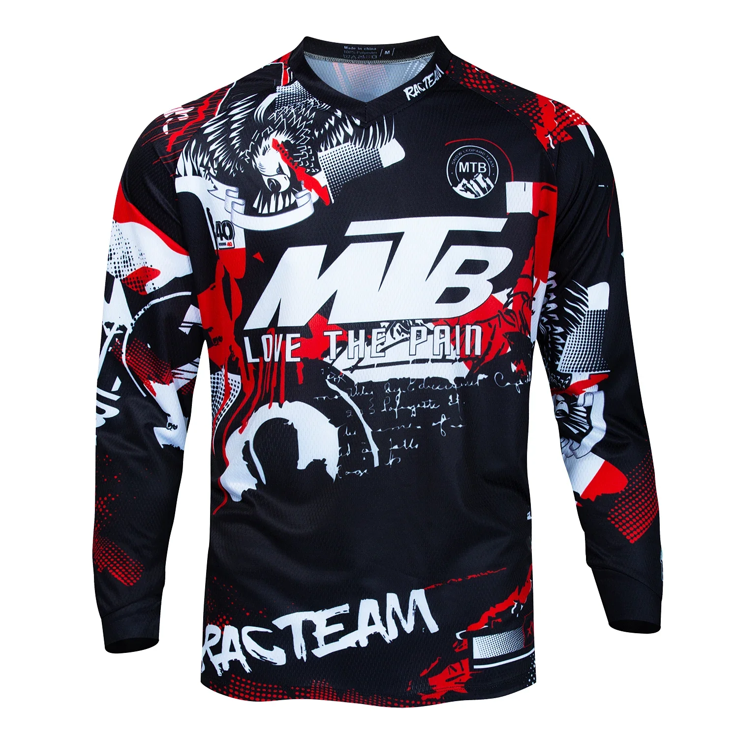 MTB Downhill Jersey Men Mountain Bike Racing T-Shirt Bicycle Cycling Long Sleeve Sports Shirt Motorsport Motorcycle Motocross