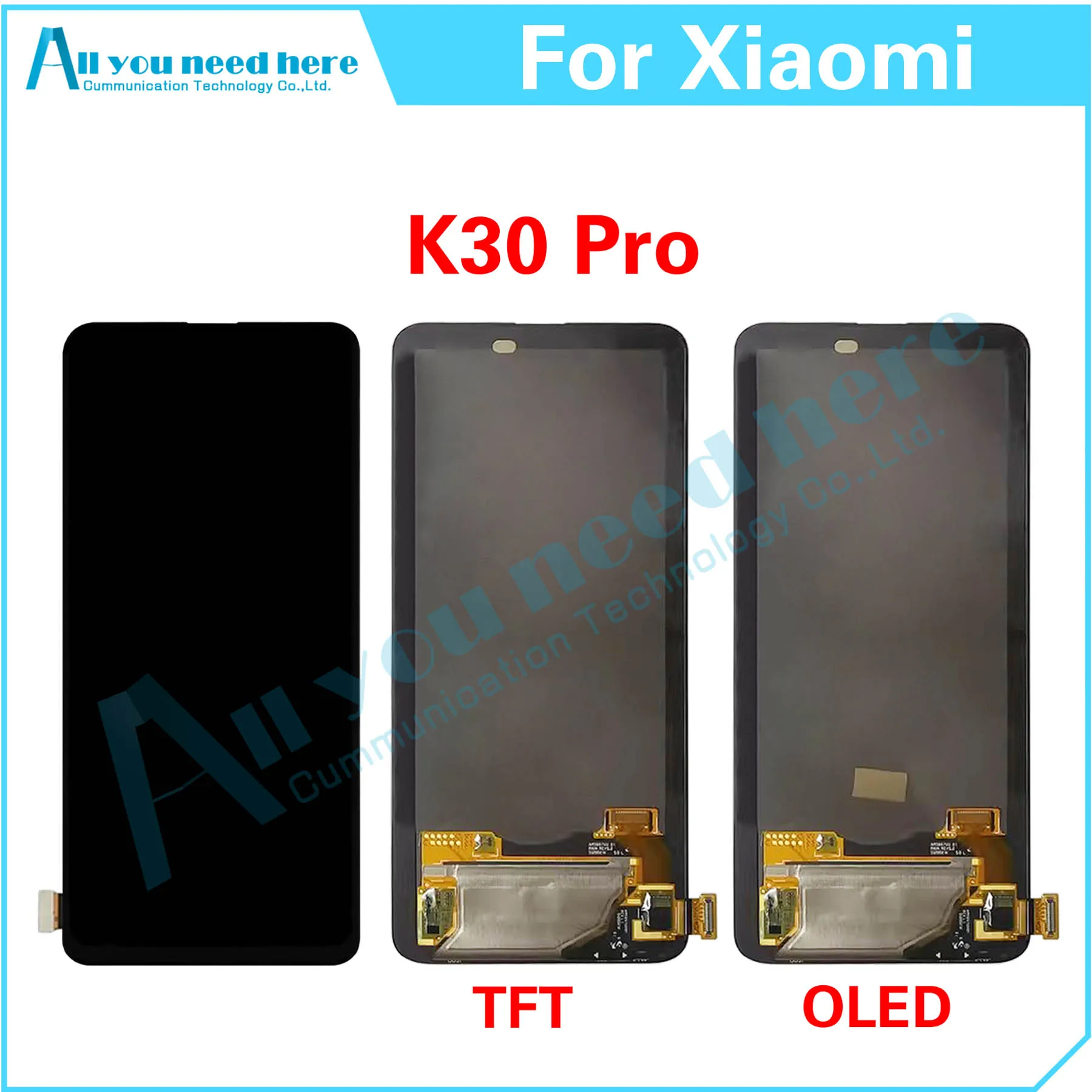 100% Test For Xiaomi Redmi K30 Pro LCD Display Touch Screen Digitizer Assembly For K30Pro Repair Parts Replacement