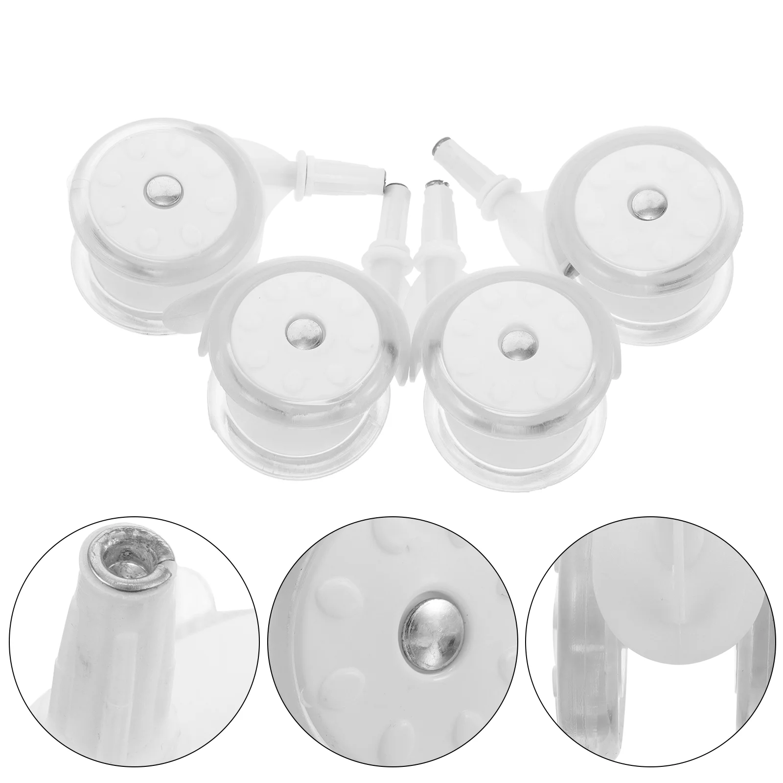 4 Pcs Learning to Walk Wheels Baby Walker Accessories Bob Stroller Replacement Caster