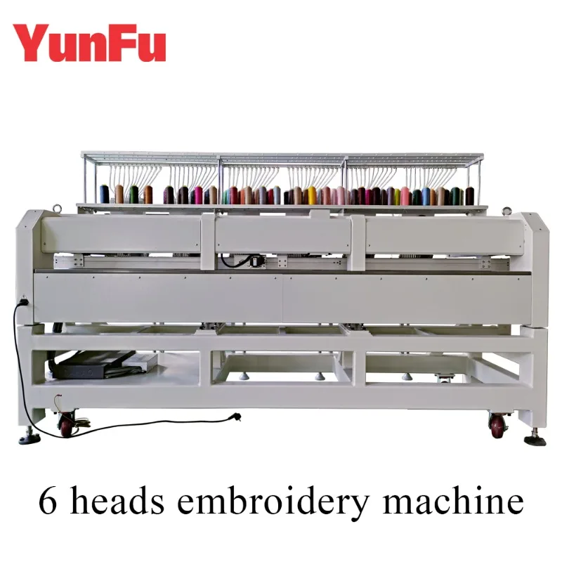 [2026] China Manufacturers Wholesale Price Dahao A18 Computer 6 Heads Computerized Embroidery Machine For Cap Sock Shirt