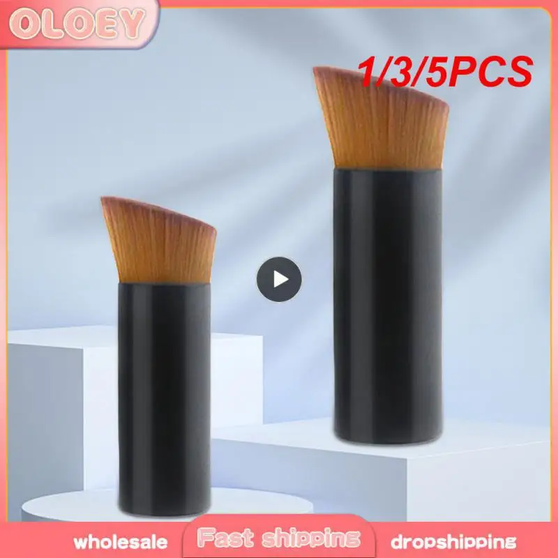 1/3/5PCS Beauty Cosmetics Seamless Brush Face Brush Slanted Tools Makeup Bb Cream Precise Face Foundation Brush Single Oblique