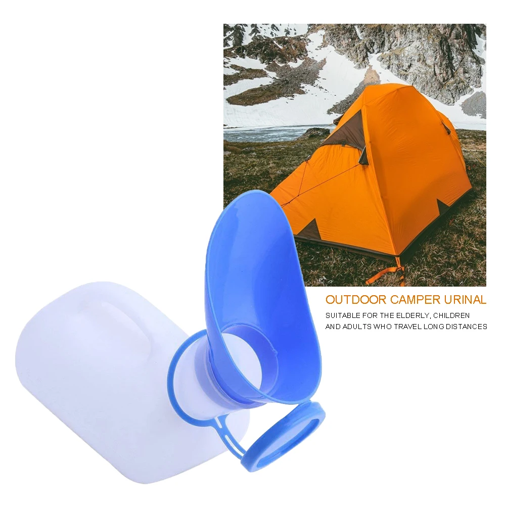 1/2PCS Portable Plastic Mobile Urinal Toilet Aid Bottle Outdoor Camping Car Urine Bottle For Women Men Journey Travel Kit