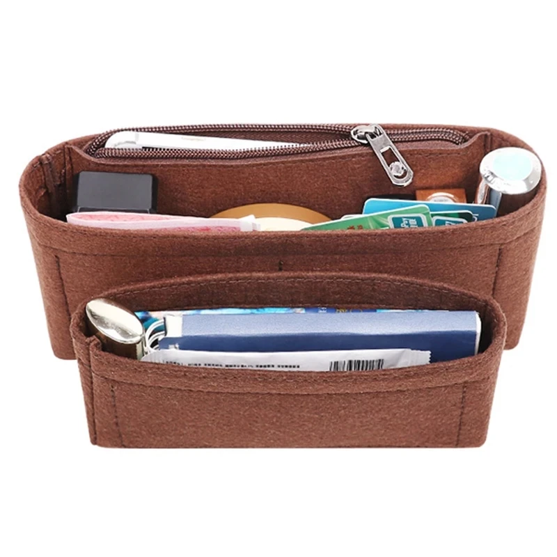 Borsa con inserto In feltro per borsa interna da viaggio MULTI POCHETTE borsa cosmetica portatile In Organizer per borse