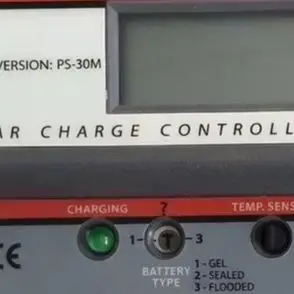 High Efficiency PWM= Solar Controller 30A Load Current LCD Monitor Voltage Control For Home RV Marine Battery Charging