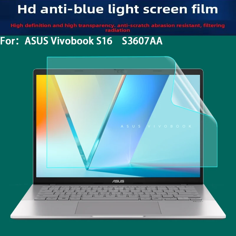 

For New 14-inch ASUS Vivobook S14 S3407AA laptop screen protective film toughened film blue film matte film keyboard film.