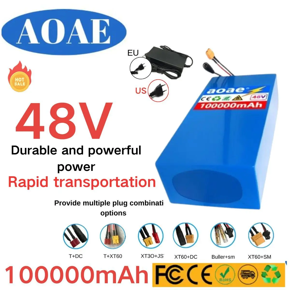 New100% Original 48V 100ah 13s6p Lithium Battery Pack 48v 10