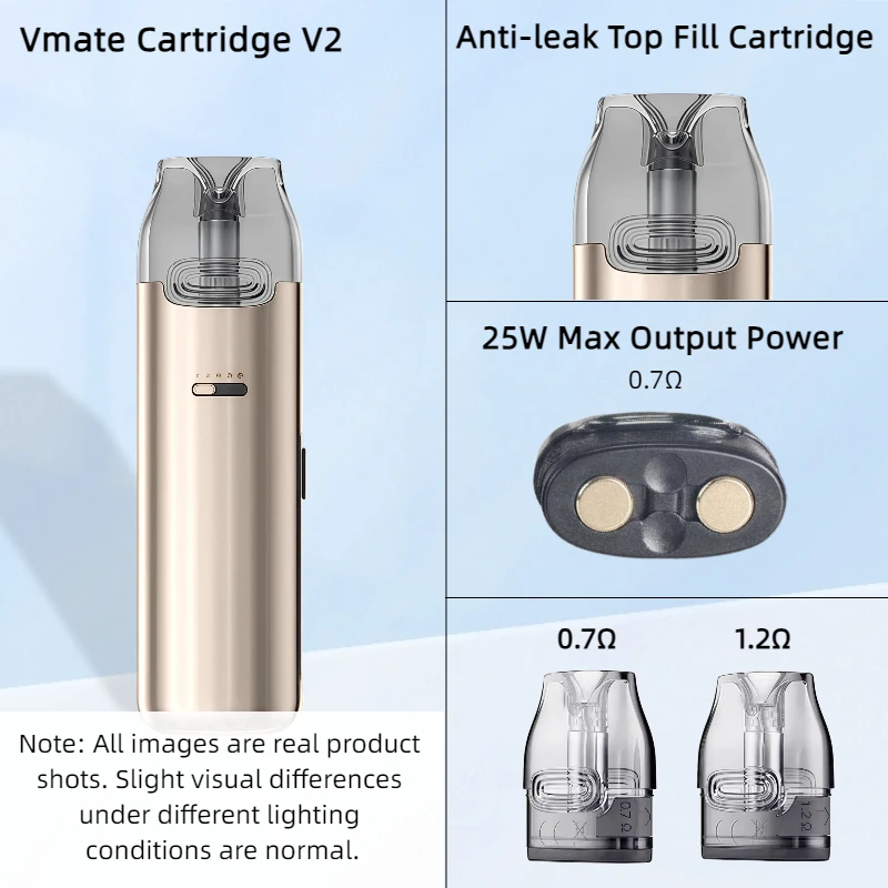 6/9 Vmate Pod 0.7/1.2ohm VOOPOO Vmate Infinity/V.THRU Pro Kit/VmateE pod system for pod systems - gallery image 5