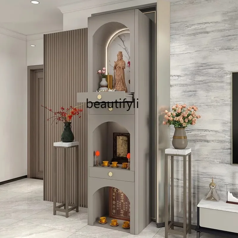 

D96 Бытовой шкаф для поклонения Гуаньинь Бодхисаттвы, стол Будды, стол для поклонения, шкаф для предка, бога земли