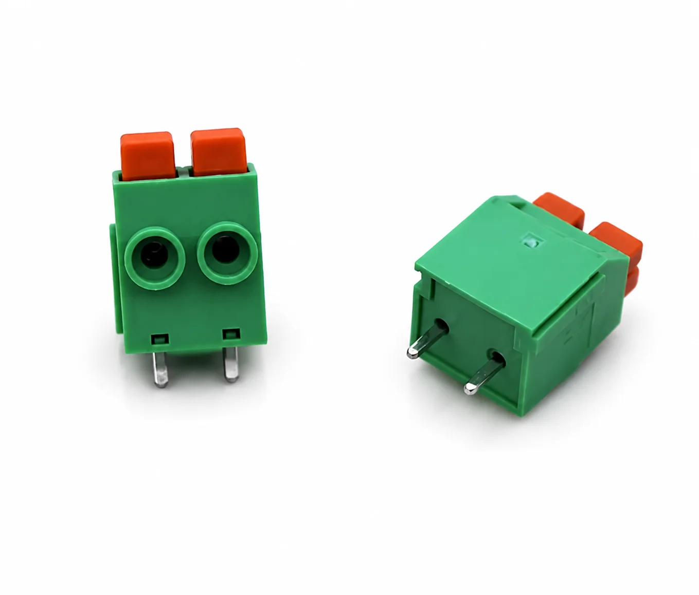 Free shipping 50PCS spring terminalblock 5.0MM HY5.0 screwless connector DG390 DA270 2P 3P combine