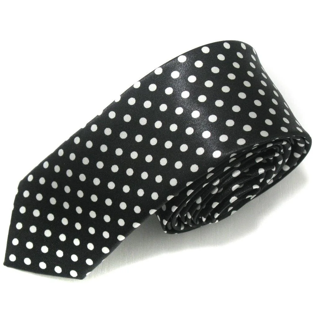 HOOYI leopar baskı kravat ince bağları adam parti polyester kravatlar 5cm 2019 hediye