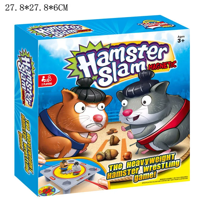 New assembly game Wrestling Hamster Fun Hamster Sumo board game Parent-child interactive competitive battle puzzle toys Christma